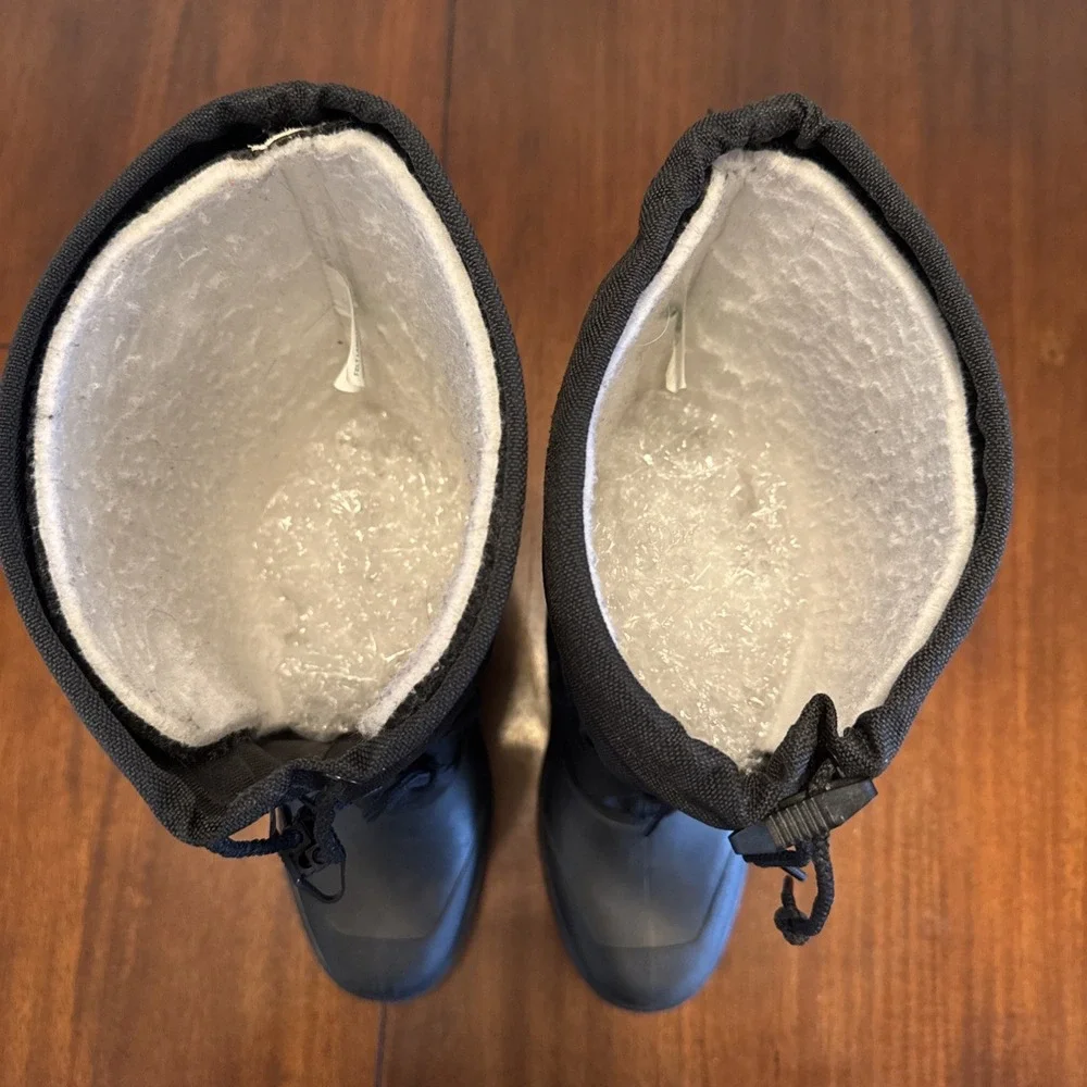 Vintage Sorel Kaufman Canada Winter Boots Mens 10 Black Pac Boots Felt‎ Lined